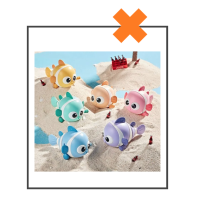 (Bad)speelgoed clowns vis blauw